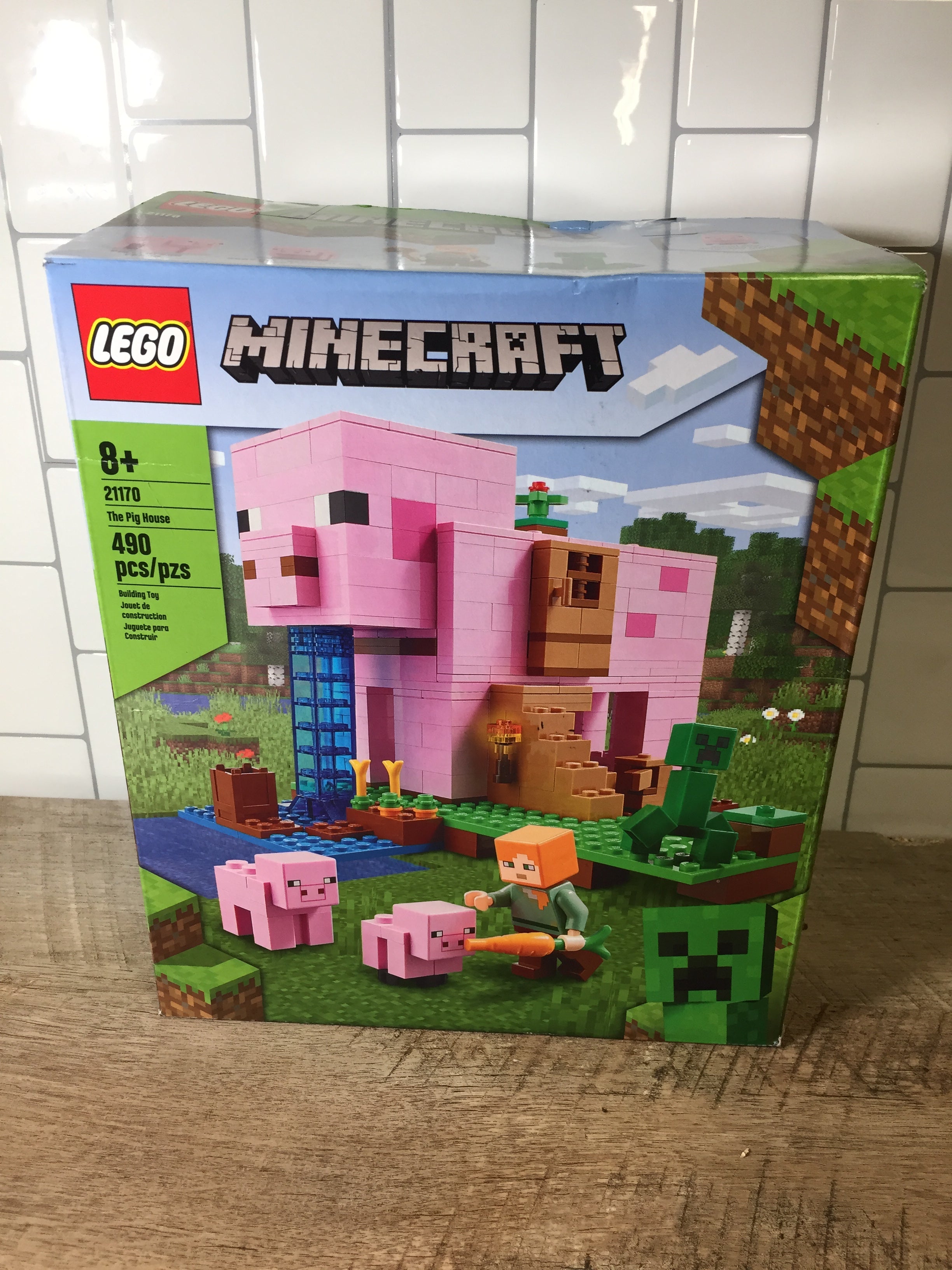 LEGO Minecraft The Pig House 21170 | New 2021 (490 Pieces) | SEALED (6938948075703)